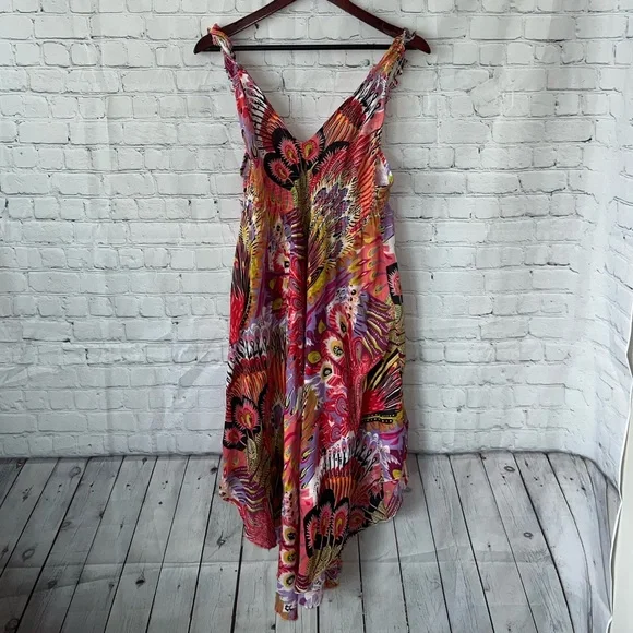 etc. Multicolor long floral dress size S - Picture 4 of 11